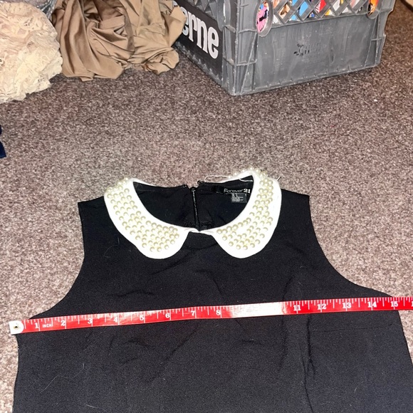 Forever 21 Women’s Dress US Small Audrey Hepburn Breakfast Tiffany’s Black Mini - Picture 5 of 5